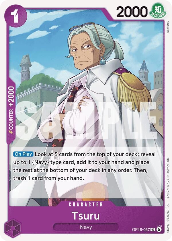 Image for Tsuru (OP16-067) (The Time of Battle) - One Piece Card Game