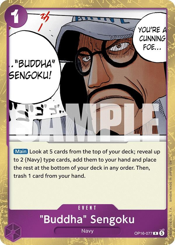 Image for "Buddha" Sengoku (OP16-077) (The Time of Battle) - One Piece Card Game