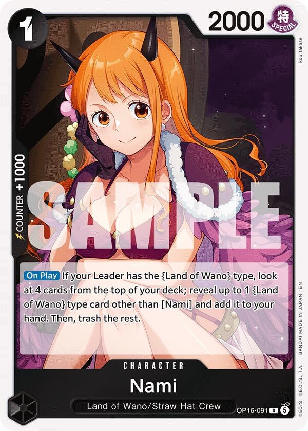 Image for Nami (OP16-091) (The Time of Battle) - One Piece Card Game
