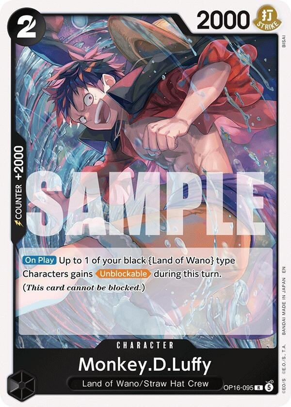 Image for Monkey.D.Luffy (095) (OP16-095) (The Time of Battle) - One Piece Card Game