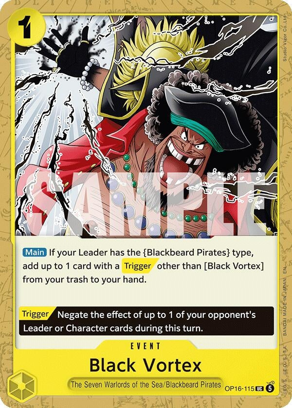 Image for Black Vortex (OP16-115) (The Time of Battle) - One Piece Card Game