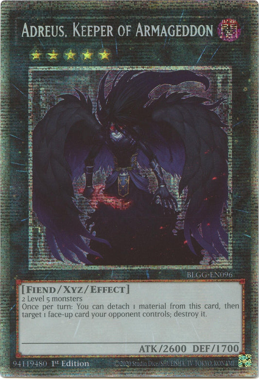 Image for Adreus, Keeper of Armageddon (Starlight Rare) (BLGG-EN096) (Battles of Legend: Glorious Gallery) - YuGiOh