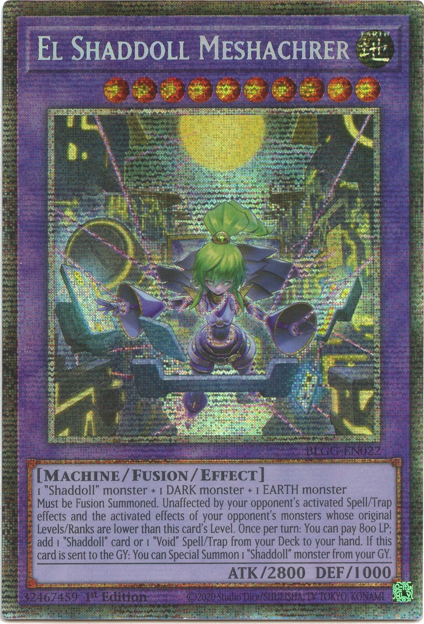 Image for El Shaddoll Meshachrer (Starlight Rare) (Battles of Legend: Glorious Gallery) - YuGiOh