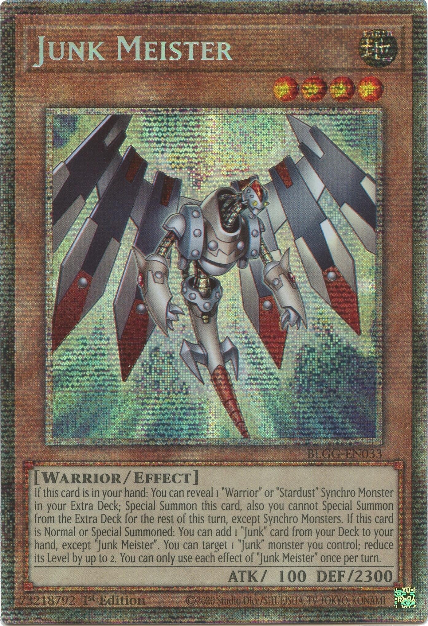 Image for Junk Meister (Starlight Rare) (Battles of Legend: Glorious Gallery) - YuGiOh