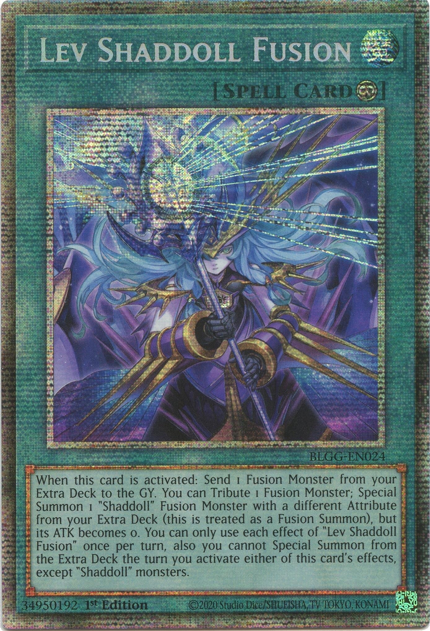 Image for Lev Shaddoll Fusion (Starlight Rare) (Battles of Legend: Glorious Gallery) - YuGiOh