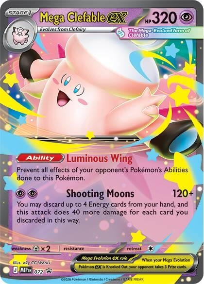 Image for Mega Clefable ex - 072 (072) (ME: Mega Evolution Promo) - Pokemon