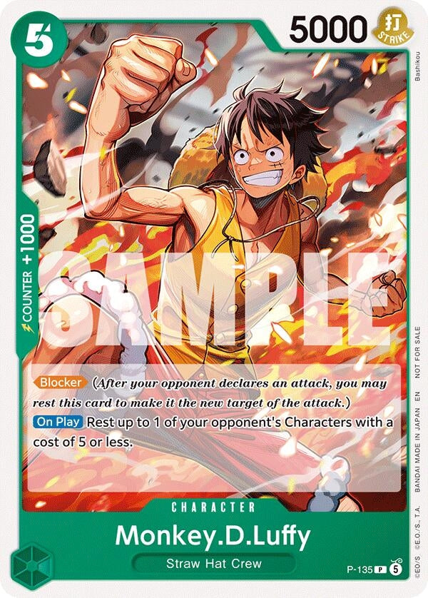 Image for Monkey.D.Luffy (OP16 Release Event) (P-135) (One Piece Promotion Cards) - One Piece Card Game