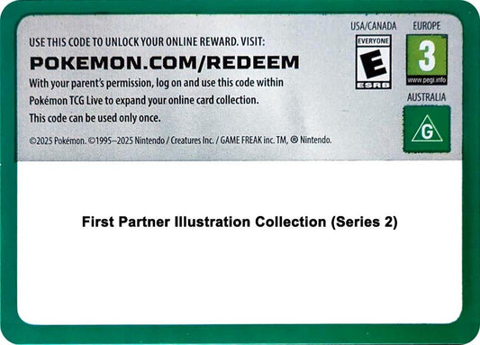 Image for Code Card - First Partner Illustration Collection (Series 2) (First Partner Collection 2026) - Pokemon