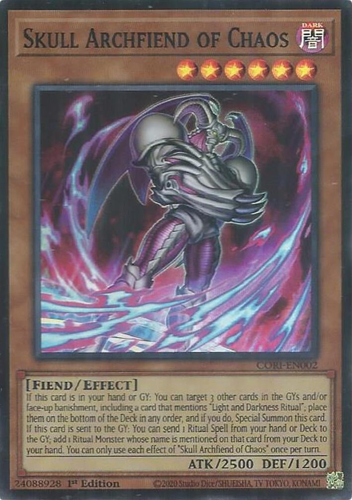Image for Skull Archfiend of Chaos (CORI-EN002) (Chaos Origins) (CORI) - YuGiOh