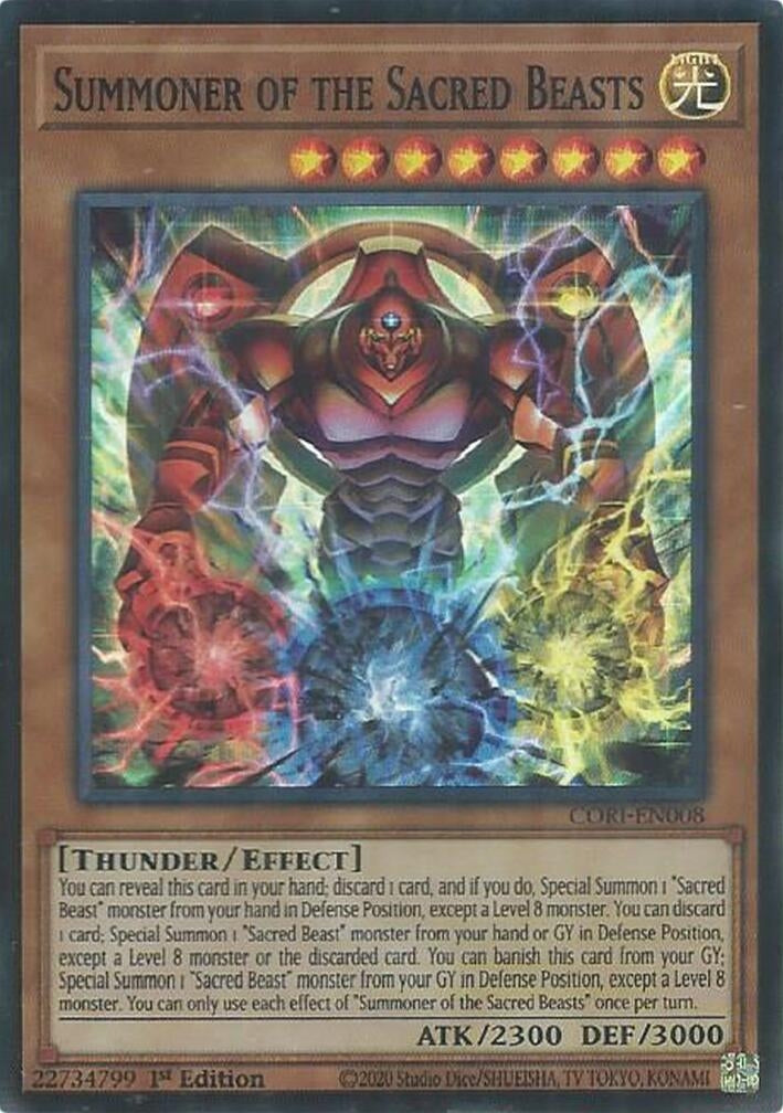 Image for Summoner of the Sacred Beasts (CORI-EN008) (Chaos Origins) (CORI) - YuGiOh
