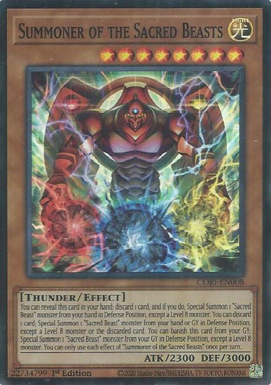 Image for Summoner of the Sacred Beasts (CORI-EN008) (Chaos Origins) (CORI) - YuGiOh