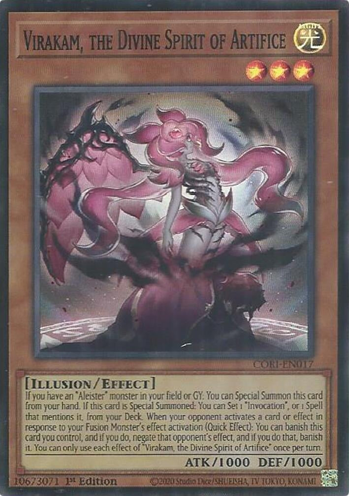 Image for Virakam, the Divine Spirit of Artifice (CORI-EN017) (Chaos Origins) (CORI) - YuGiOh
