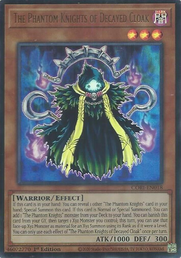 Image for The Phantom Knights of Decayed Cloak (CORI-EN018) (Chaos Origins) (CORI) - YuGiOh