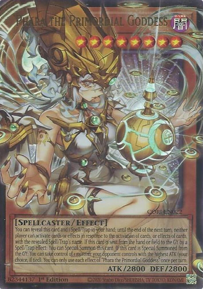 Image for Phara the Primordial Goddess (Extended Art) (CORI-EN022) (Chaos Origins) (CORI) - YuGiOh