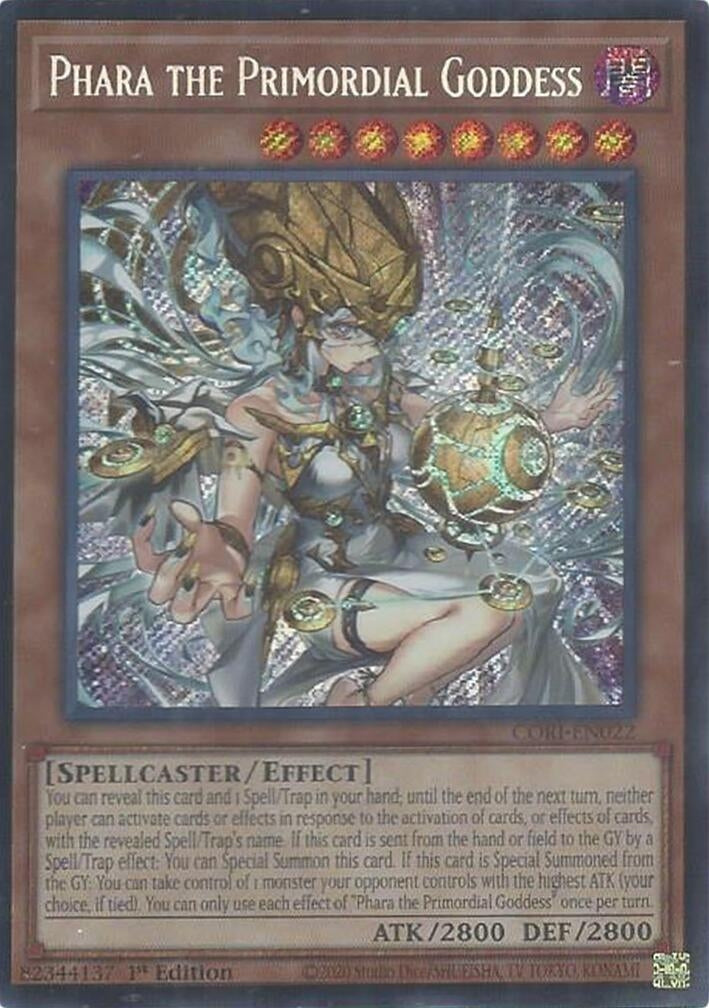 Image for Phara the Primordial Goddess (Secret Rare) (CORI-EN022) (Chaos Origins) (CORI) - YuGiOh