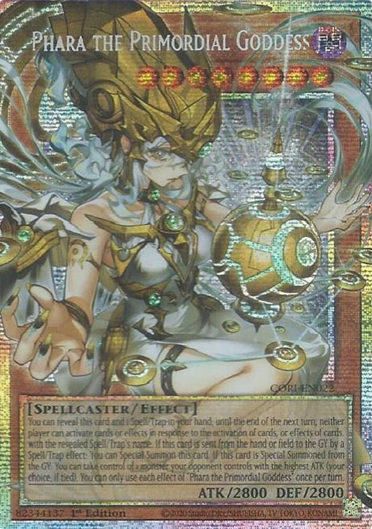 Image for Phara the Primordial Goddess (Starlight Rare) (Extended Art) (CORI-EN022) (Chaos Origins) (CORI) - YuGiOh
