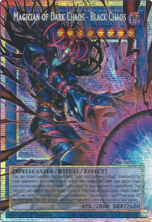 Image for Magician of Dark Chaos - Black Chaos (Extended Art) (CORI-EN027) (Chaos Origins) (CORI) - YuGiOh