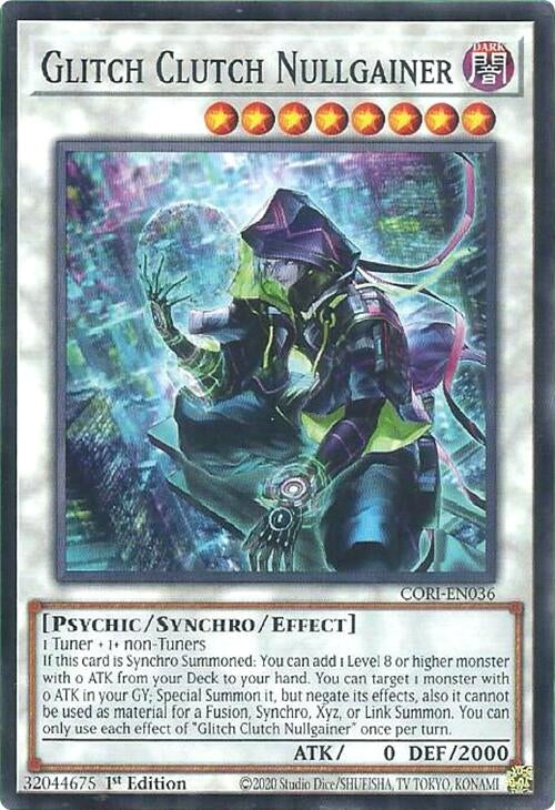 Image for Glitch Clutch Nullgainer (CORI-EN036) (Chaos Origins) (CORI) - YuGiOh
