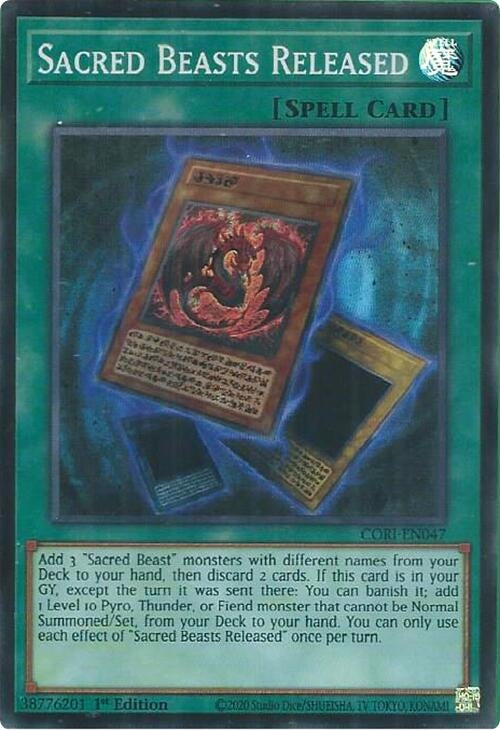 Image for Sacred Beasts Released (CORI-EN047) (Chaos Origins) (CORI) - YuGiOh