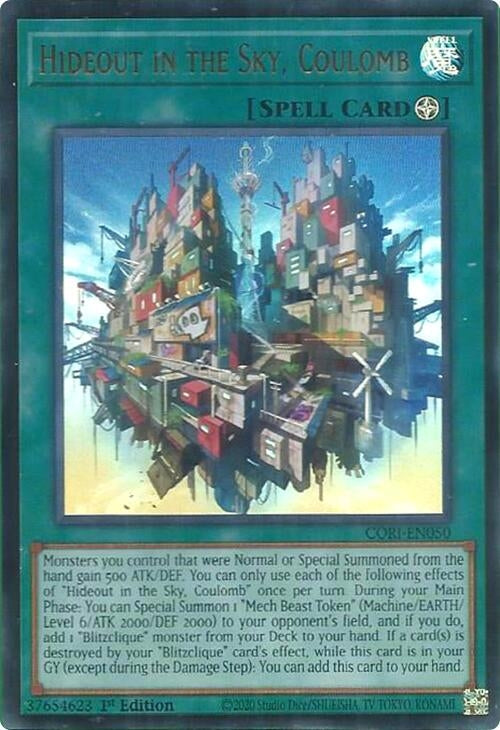 Image for Hideout in the Sky, Coulomb (CORI-EN050) (Chaos Origins) (CORI) - YuGiOh
