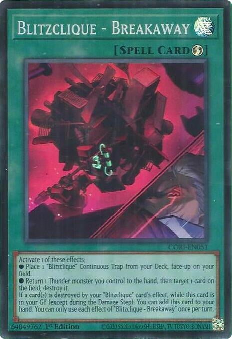 Image for Blitzclique - Breakaway (CORI-EN051) (Chaos Origins) (CORI) - YuGiOh
