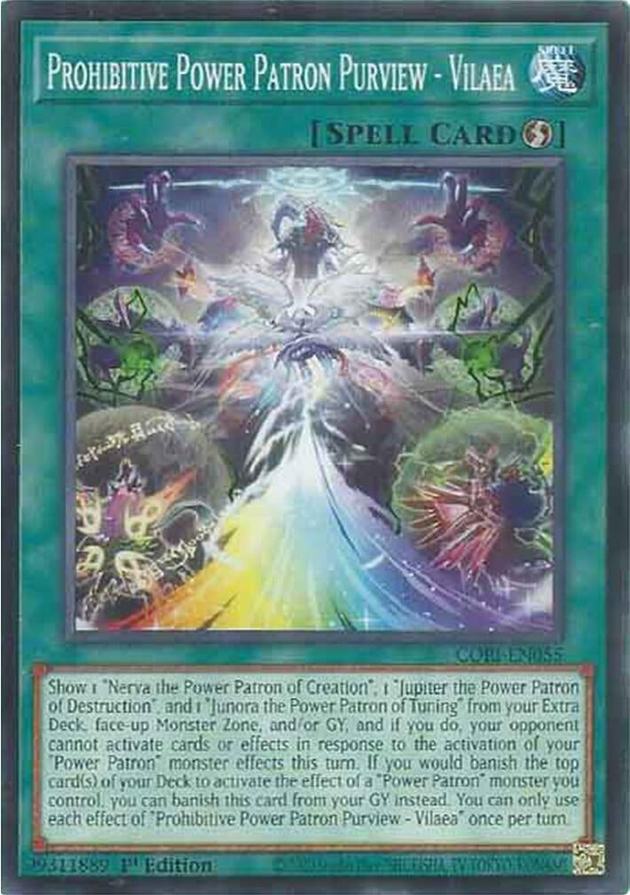 Image for Prohibitive Power Patron Purview - Vilaea (CORI-EN055) (Chaos Origins) (CORI) - YuGiOh