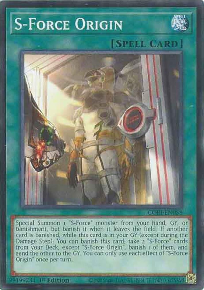 Image for S-Force Origin (CORI-EN058) (Chaos Origins) (CORI) - YuGiOh