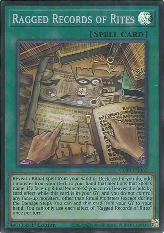 Image for Ragged Records of Rites (CORI-EN062) (Chaos Origins) (CORI) - YuGiOh