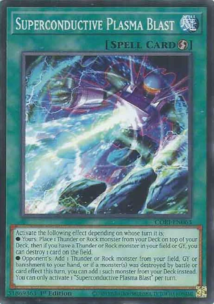 Image for Superconductive Plasma Blast (CORI-EN063) (Chaos Origins) (CORI) - YuGiOh