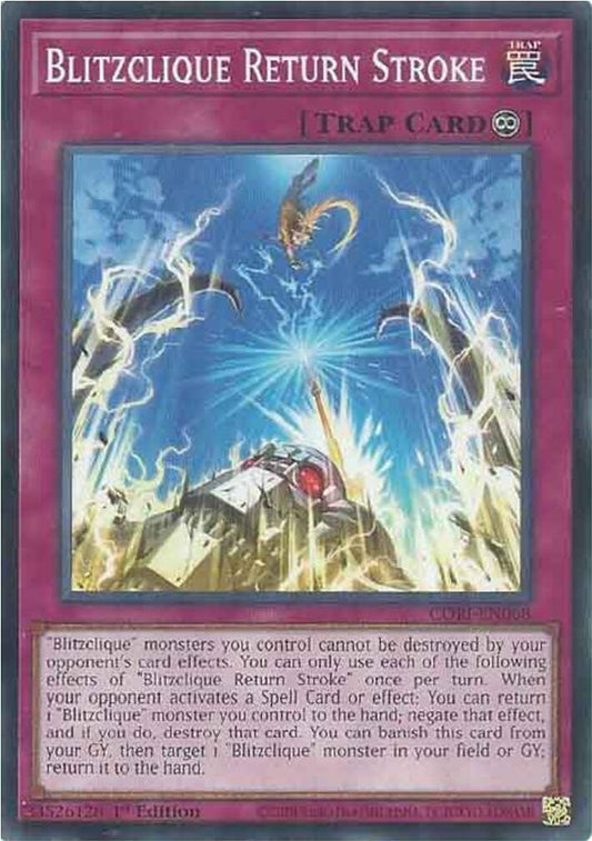 Image for Blitzclique Return Stroke (CORI-EN068) (Chaos Origins) (CORI) - YuGiOh