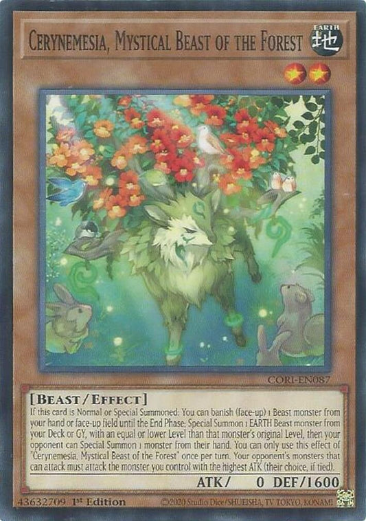 Image for Cerynemesia, Mystical Beast of the Forest (CORI-EN087) (Chaos Origins) (CORI) - YuGiOh