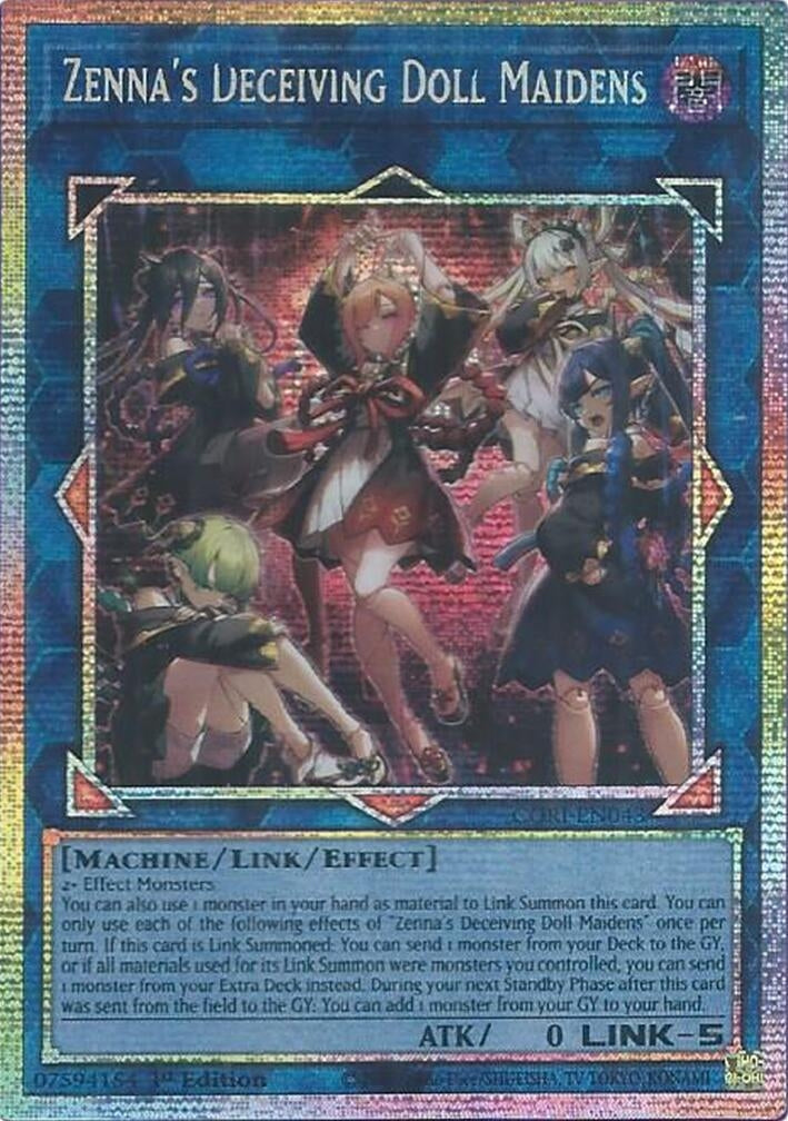 Image for Zenna's Deceiving Doll Maidens (Starlight Rare) (CORI-EN043) (Chaos Origins) (CORI) - YuGiOh