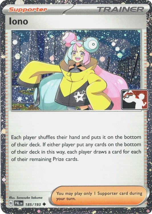 Image for Iono - 185/193 (Cosmos Holo) (185/193) (Prize Pack Series Cards) - Pokemon