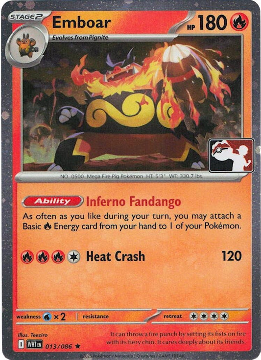 Image for Emboar - 013/086 (Cosmos Holo) (013/086) (Prize Pack Series Cards) - Pokemon