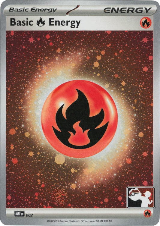 Image for Basic Fire Energy - MEE 002 (Cosmos Holo) (002) (Prize Pack Series Cards) - Pokemon