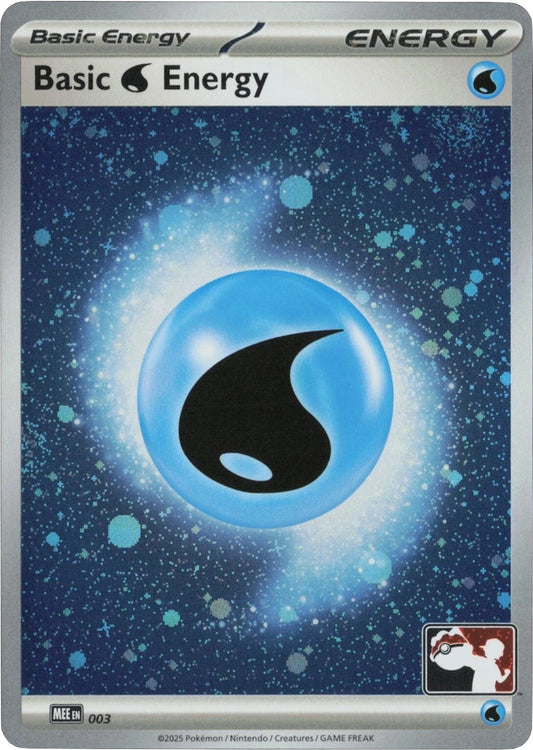 Image for Basic Water Energy - MEE 003 (Cosmos Holo) (003) (Prize Pack Series Cards) - Pokemon