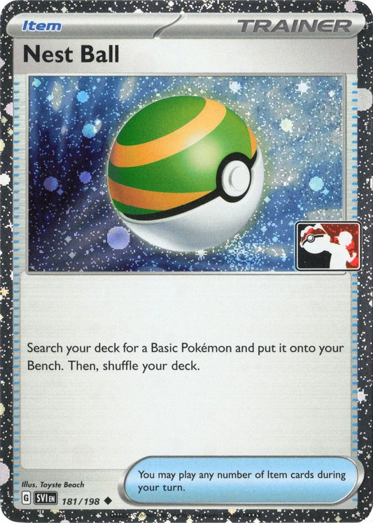 Image for Nest Ball - 181/198 (Cosmos Holo) (181/198) (Prize Pack Series Cards) - Pokemon