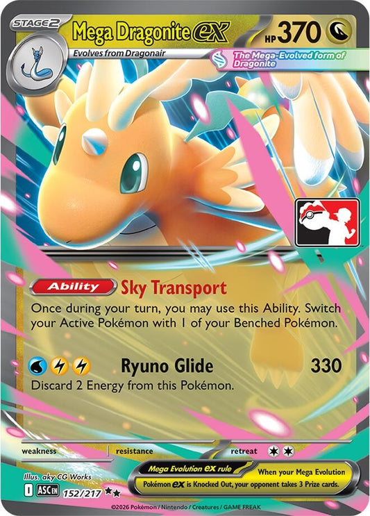 Image for Mega Dragonite ex (152/217) (Prize Pack Series Cards) - Pokemon