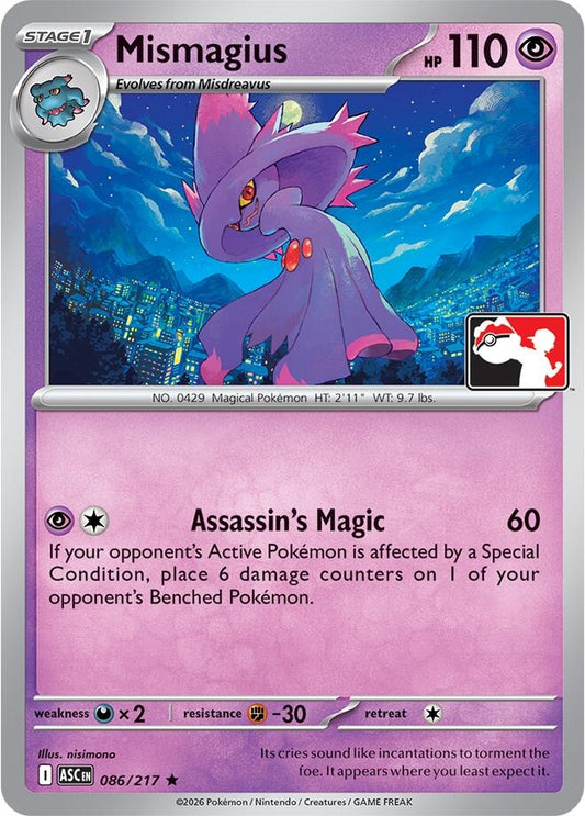 Image for Mismagius (086/217) (Prize Pack Series Cards) - Pokemon