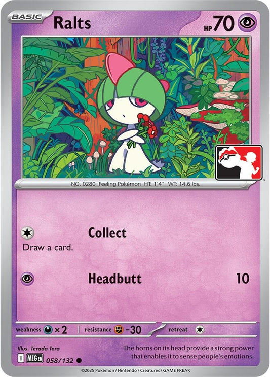Image for Ralts (058/132) (Prize Pack Series Cards) - Pokemon