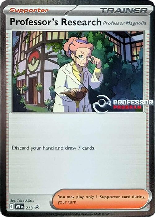 Image for Professor's Research [Professor Magnolia] - 223 (223) (Professor Program Promos) (PPP) - Pokemon