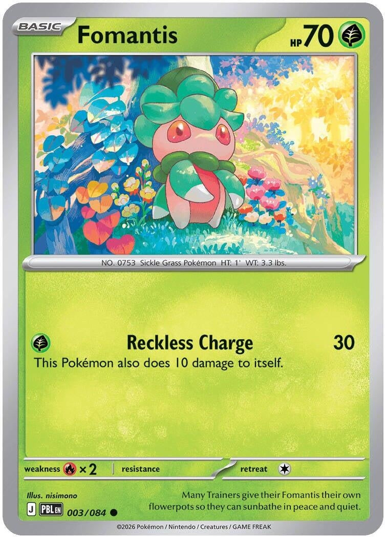 Fomantis (003/084) (ME05: Pitch Black) (ME05)
