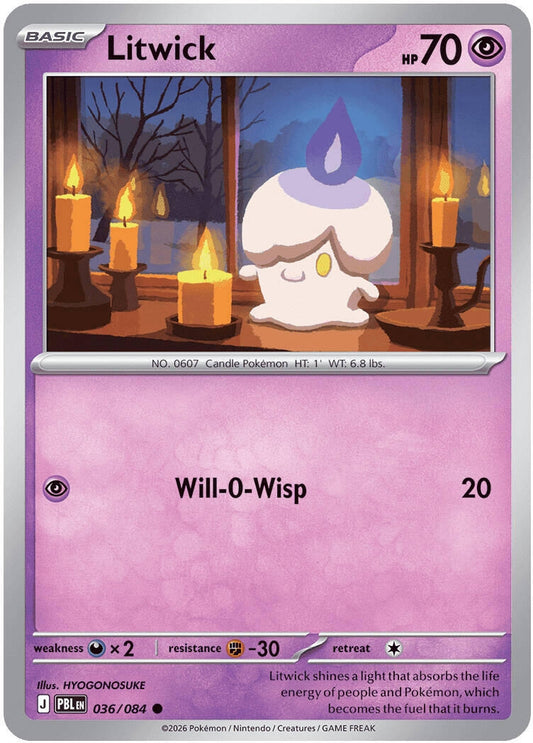 Litwick (036/084) (ME05: Pitch Black) (ME05)