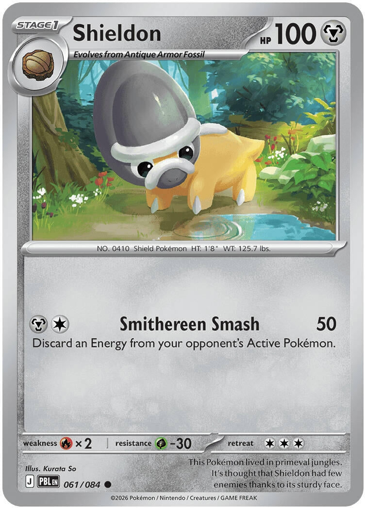 Shieldon (061/084) (ME05: Pitch Black) (ME05)