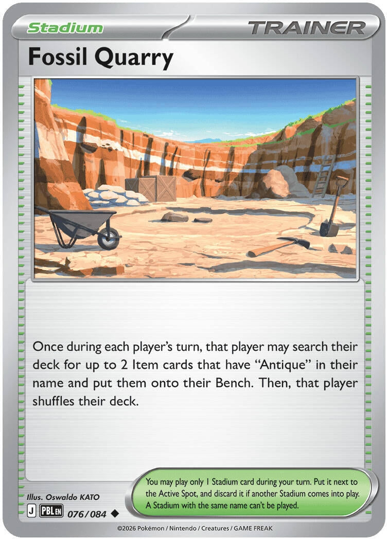 Fossil Quarry (076/084) (ME05: Pitch Black) (ME05)