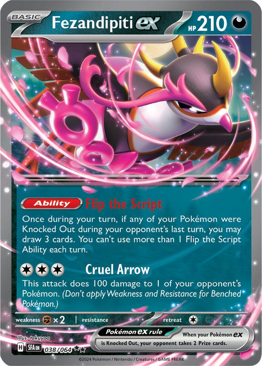 Image for Fezandipiti ex - 038/064 (Starless Foil) (038/064) (Deck Exclusives) (PR) - Pokemon