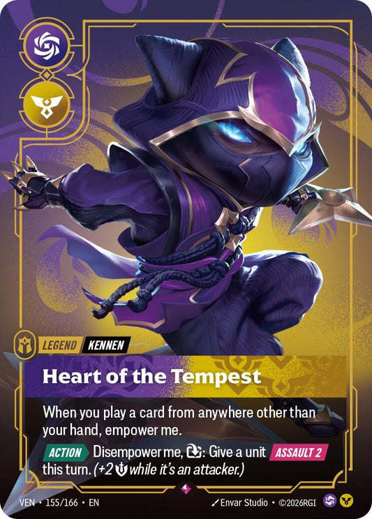 Image for Yordle, Kennen - Heart of the Tempest (155/166) (Vendetta) (VEN) - Riftbound: League of Legends Trading Card Game