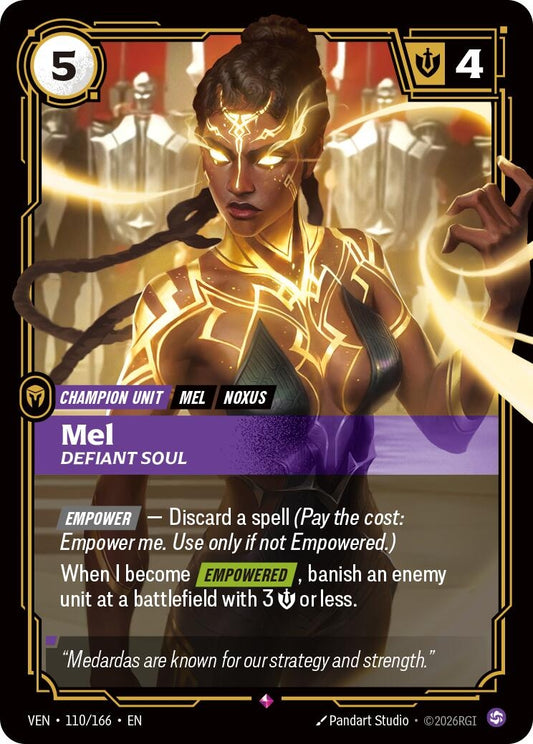 Image for Mel, Defiant Soul (110/166) (Vendetta) (VEN) - Riftbound: League of Legends Trading Card Game