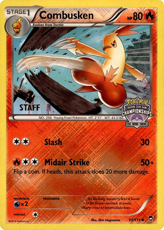 Image for Combusken - 13/111 (State Championships) [Staff] (13/111) (League & Championship Cards) (PR) - Pokemon