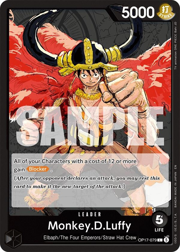 Monkey.D.Luffy (OP17-079) (The World's Strongest Warriors) (OP17)